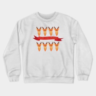 Eight Tiny Reindeer Crewneck Sweatshirt